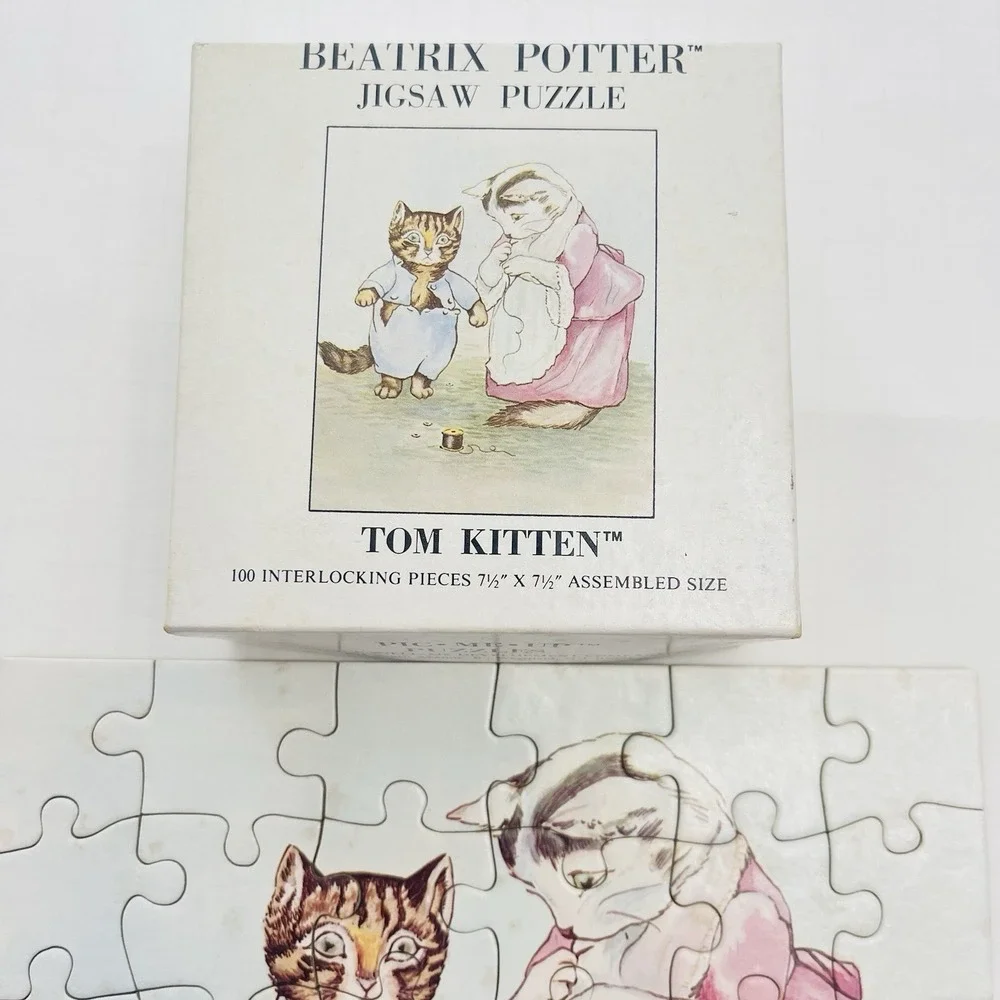 Beatrix Potter Moppet Jeremy Fisher Tom Kitten Jigsaw Puzzles 36 & 100 Pcs Lot 4